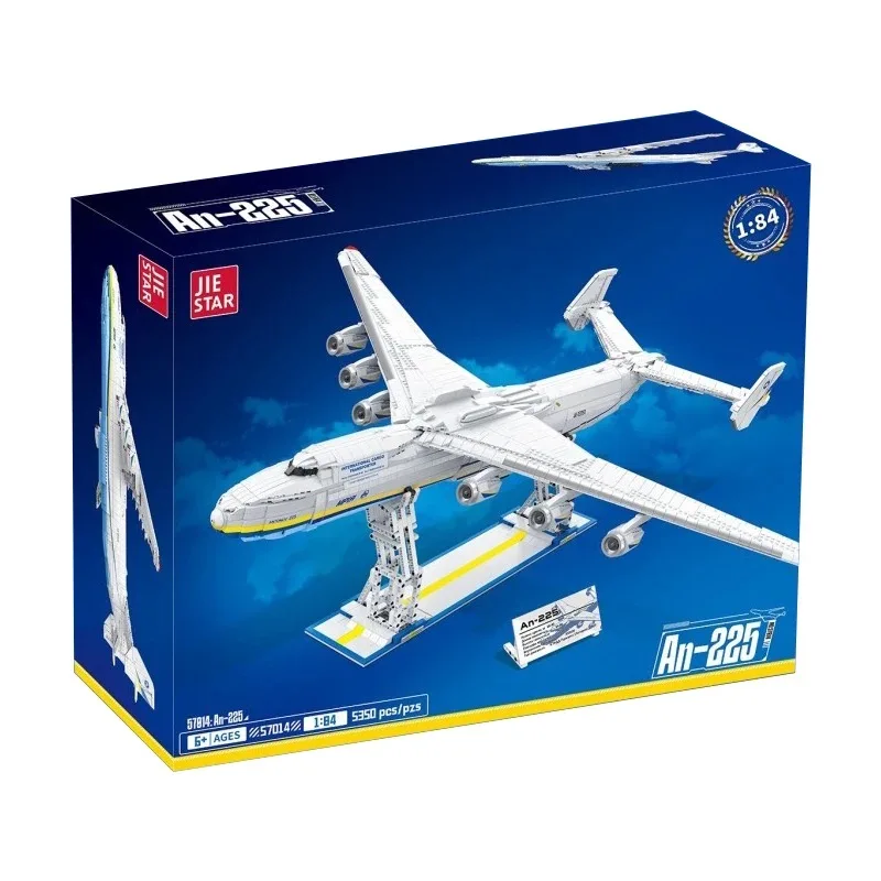 

57014 5350pcs MOC Building Blocks Large Transport Aircraft An-225 Model Aviation Plane Bricks Toys for Children Gift Set
