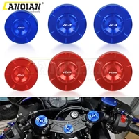 motorcycle accessories for yamaha yzf r25 r3 yzfr25 yzfr3 yzf r25 yzf r3 2014 2018 cnc aluminum front fork cover center cap