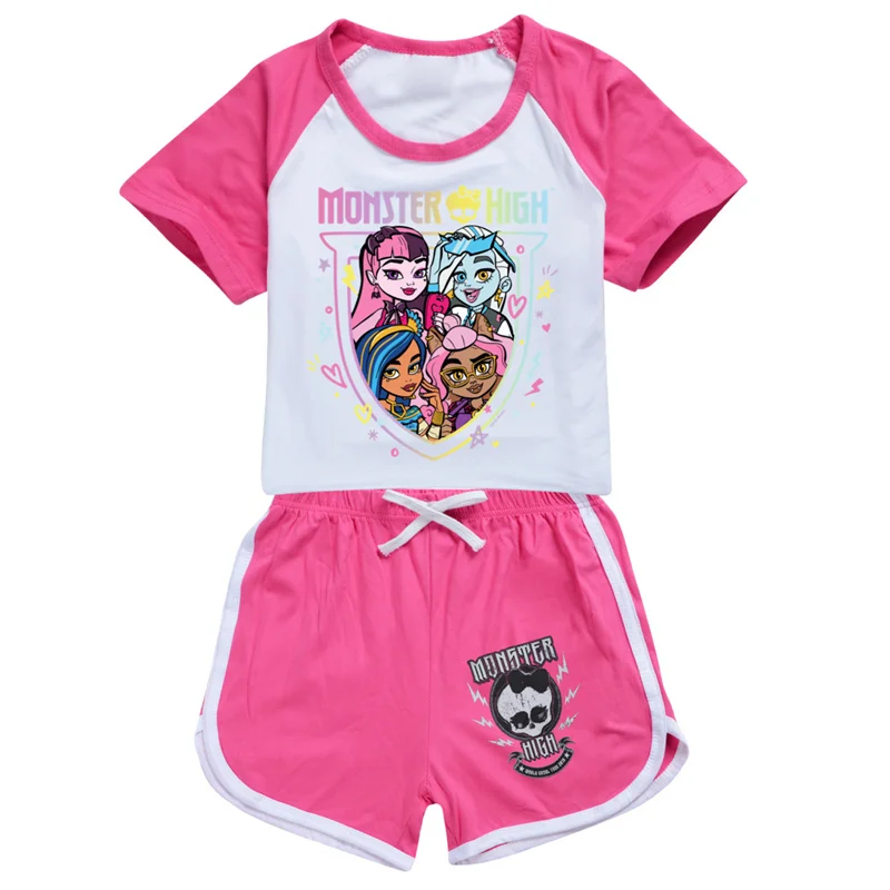 Женский популярный комплект одежды Monster High детская спортивная одежда для