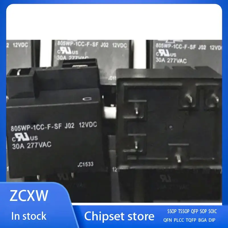 Новинка 5 шт./партия 805WP-1CC-F-SF J02 12VDC 30A 5 реле