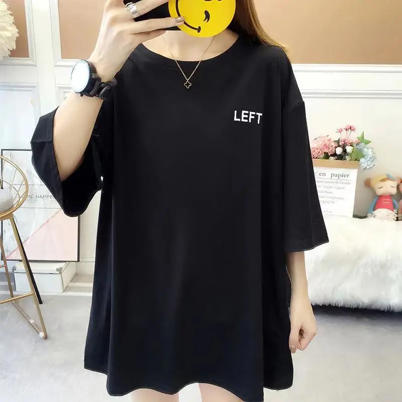 Plus Size Women Clothing Loose Elastic Comfort T Shirt Lady Summer Big Large Add Size Comfort Tops Casual Oversize Female Shorts