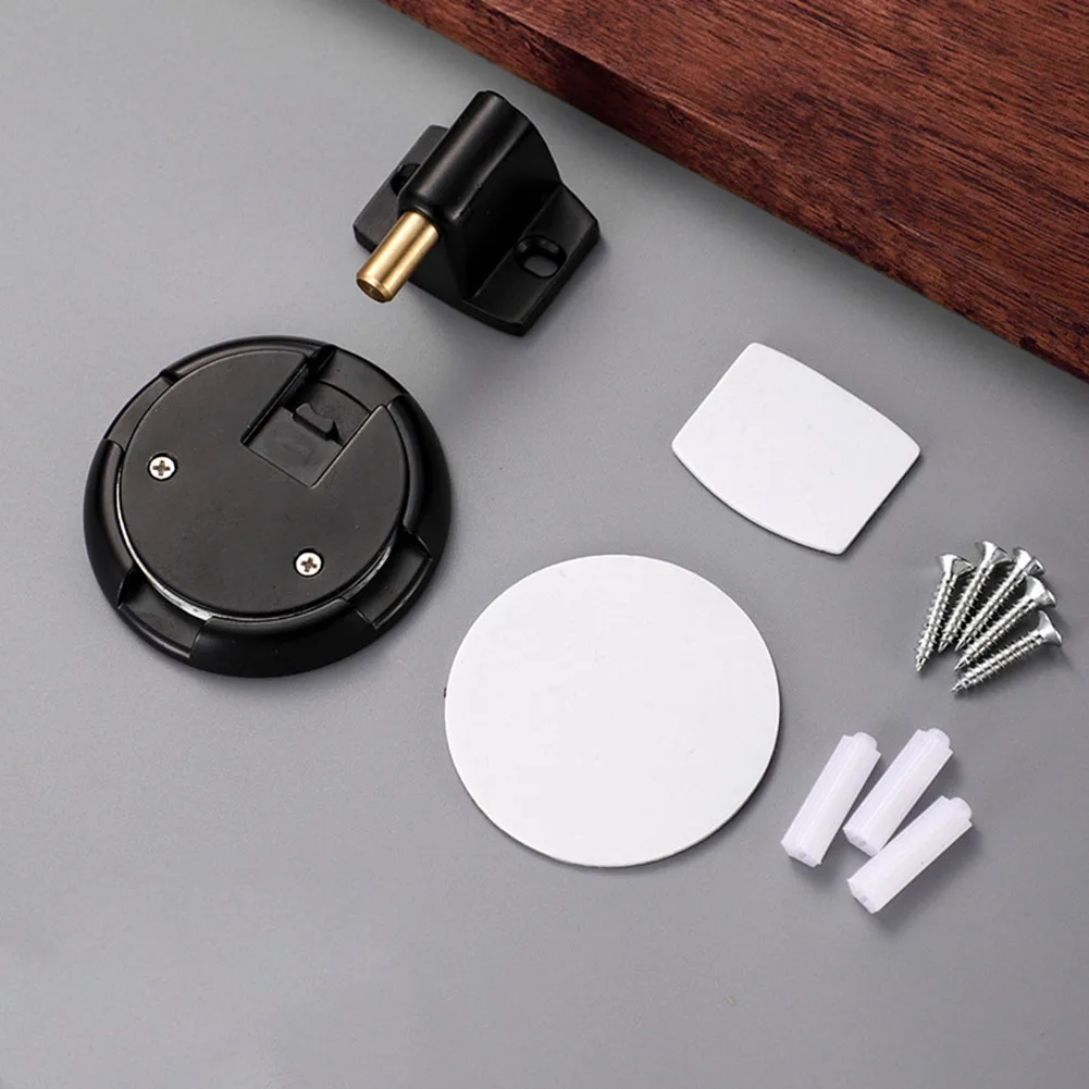 

Durable Zinc Alloy Doorstopper Mechanically Anti Collision Design Windproof and Adjustable Easy Installation Options Black