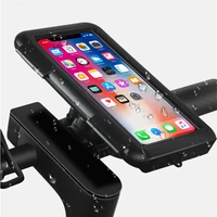 6 5 inch bicycle motorcycle phone holder waterproof case bike handlebar mount phone stand universal shockproof cover gps bag