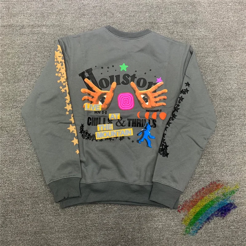 

Travis Scott Cactus Jack Sweatshirts Hoodie Women Men Round Neck Casual Sweater Pullover