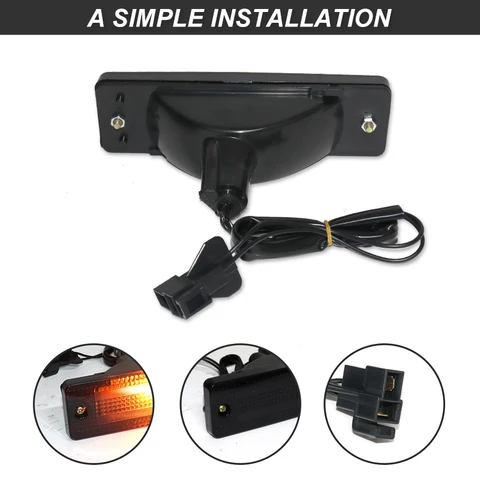 iJDM для Ford Festiva, для Mazda 323 626 B2000/B2200/B2600, передний бампер грузовика, янтарные указатели поворота 1983-1993 гг.