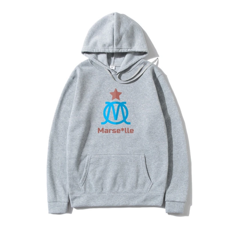 

olympique de marseille Outerwear men Design Hoody S-3xl Basic Solid Interesting Casual Summer Style Natural SweatSweaOuterwear