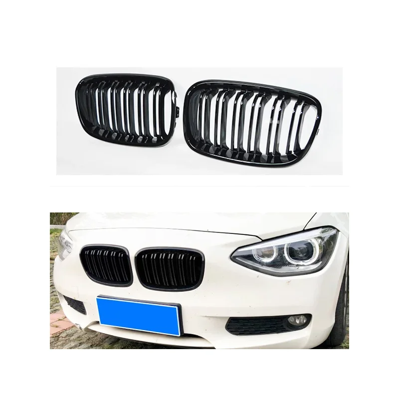 Передняя центральная решетка из АБС-пластика подходит для BMW F20 F21 1 серии 116i 118i 120i