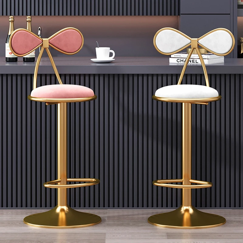 

Luxury High Bar Chair Modern Kitchen Design Home Office Chairs Dining Room Lounge Sedie Sala Da Pranzo Interior Decoration