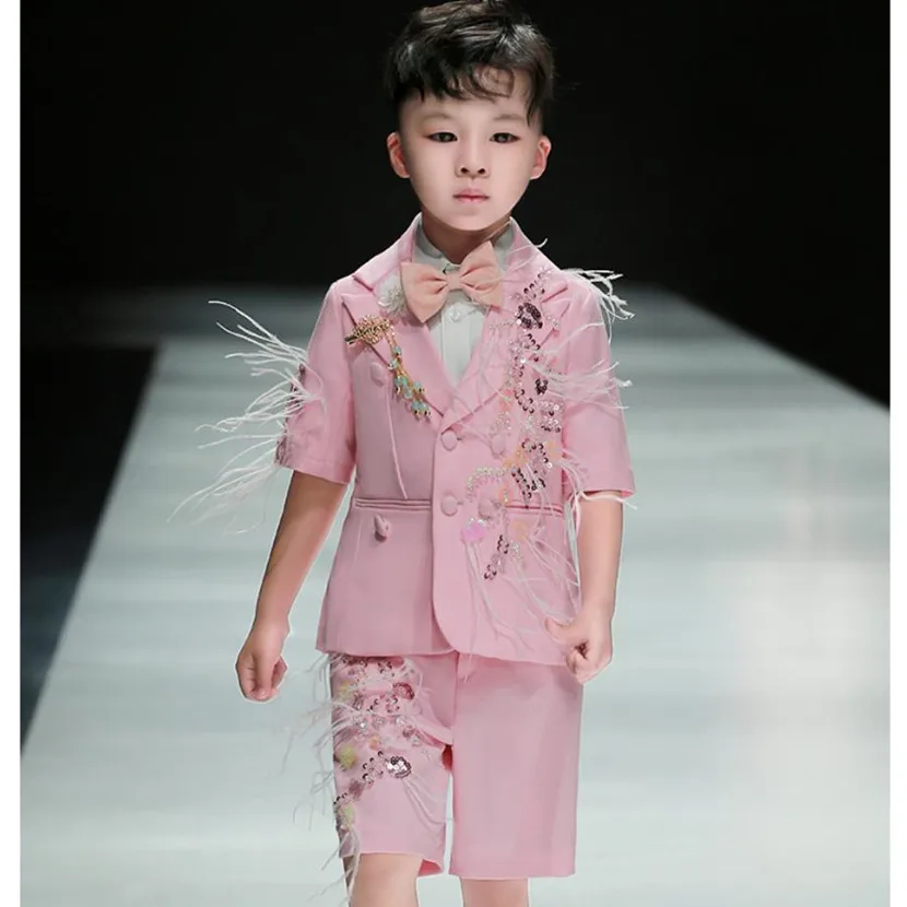 Детский костюм новинка 2023 британская красивая модная сценическая одежда для