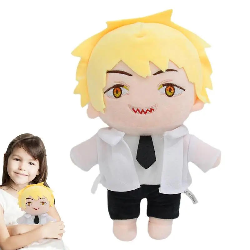 

Chainsaw Man Plush Dolls Cosplay Anime Cartoon Soft Toys Christmas Birthday Gifts Home Room Decor For Kids Adults Fans 23cm