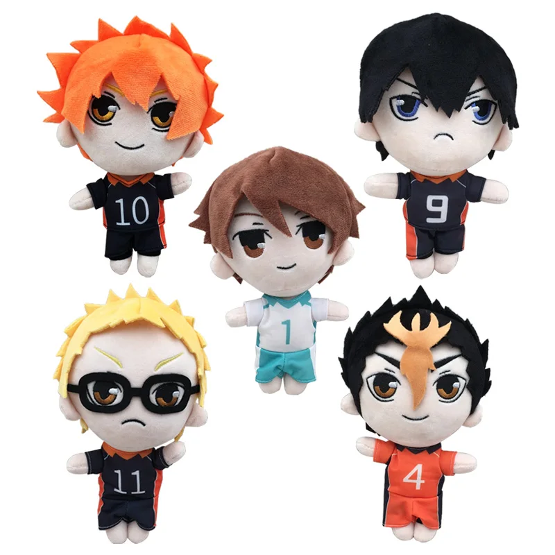 

Новинка 20 см Аниме Haikyuu плюшевые игрушки волейбол мягкая набивная кукла Хината шоё тобио кагеяма Юй нишиноя плюшевая подушка детская игрушк...