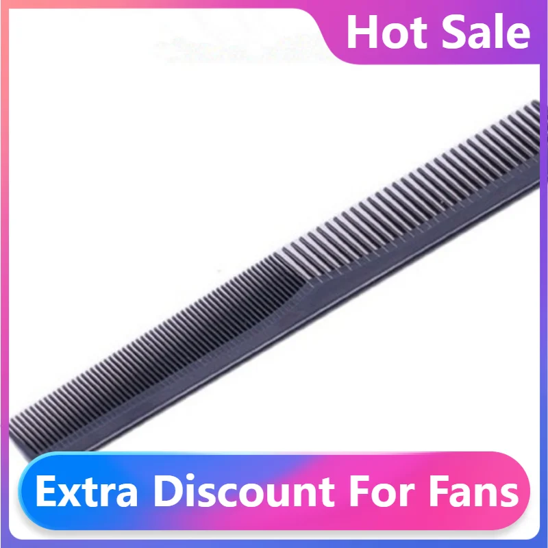

Горячая Распродажа, мужская, женская, мужская, салонная черная пластиковая расческа для стрижки волос, инструмент для парикмахерской, щетка...