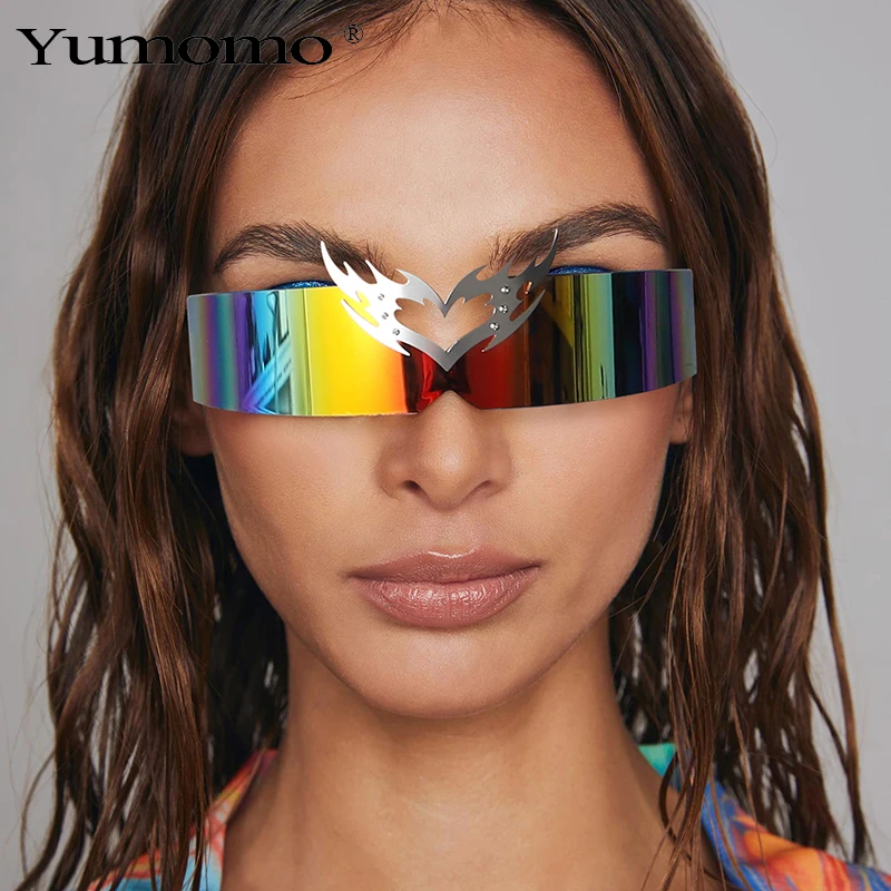 

Солнцезащитные очки в стиле панк, с защитой UV400
