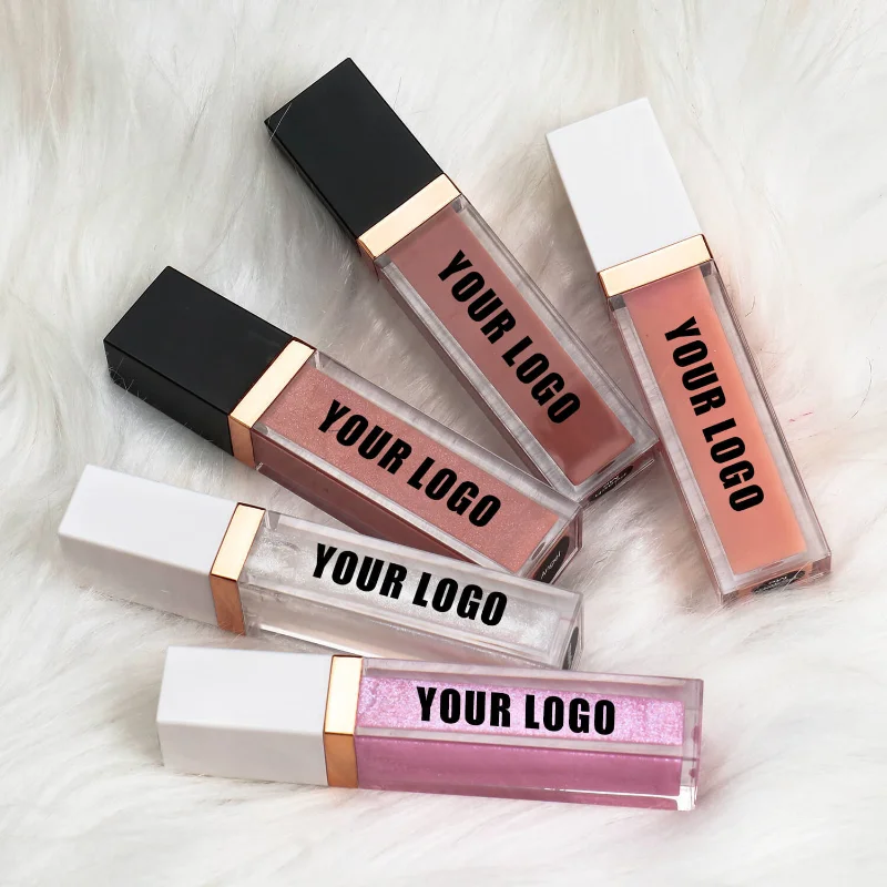 Makeup matte lip glaze square tube frosted lipstick lip slime non-stick cup can be printed logo makeup Dmg25