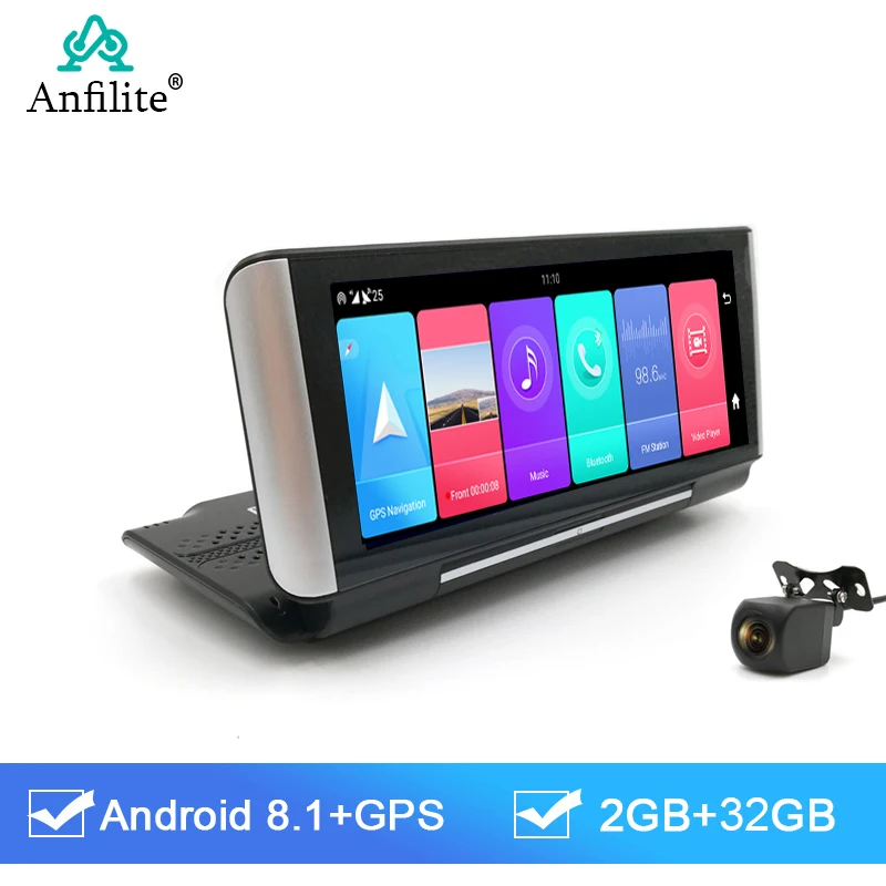 Автомобильный видеорегистратор 7 дюймов 4G ADAS Android 1080 камера заднего вида Wi-Fi