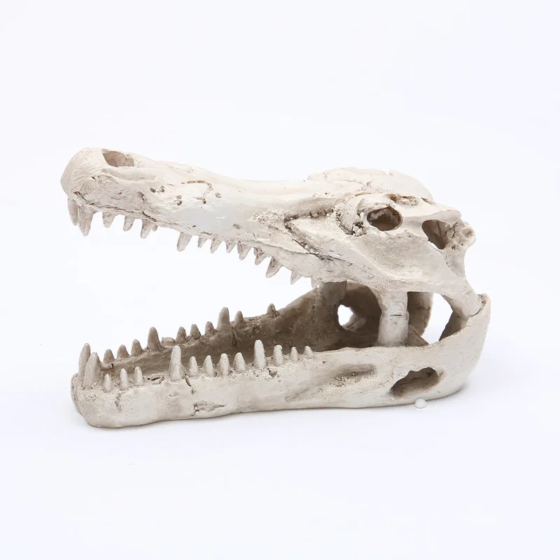 

Resin Aquarium/Terrarium Decoration Crocodile Skull for Fish Tank Artificial Landscape Simulation Ornaments Decor