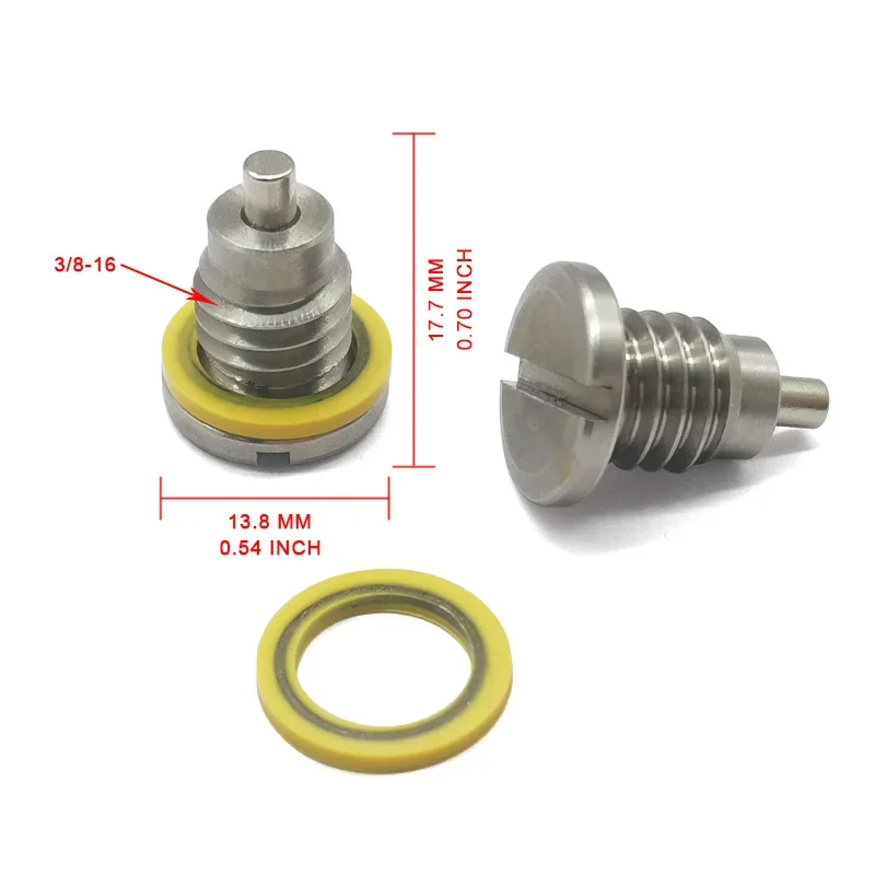 2шт 8М 0058389 Корпус сливной пробки морской магнитной передачи винтовая прокладка