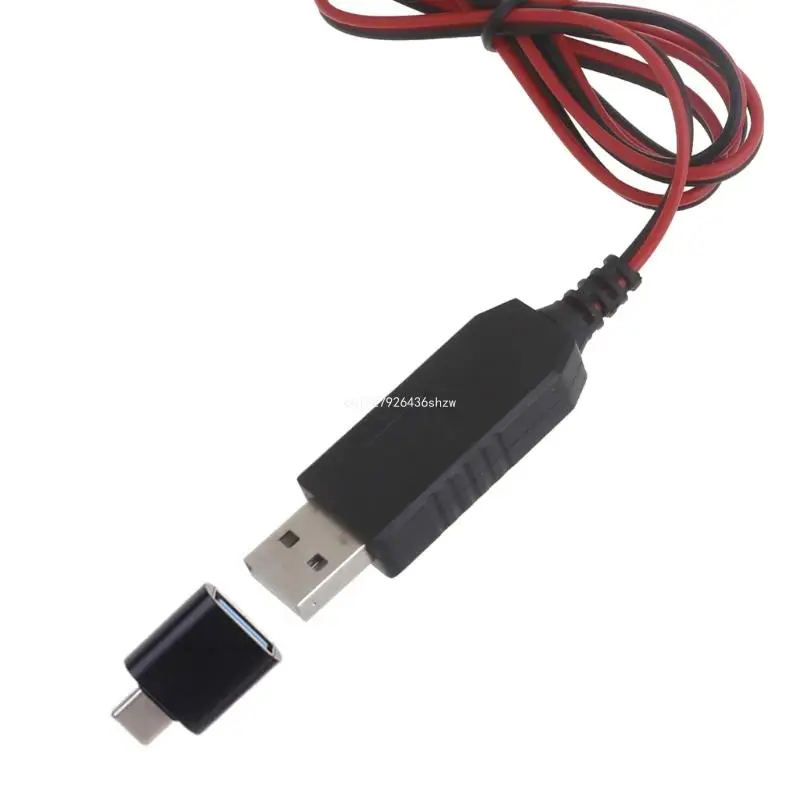 1 комплект LR14 кабель для устранения батарей тип USB 5 В 2 А шнур питания Прямая