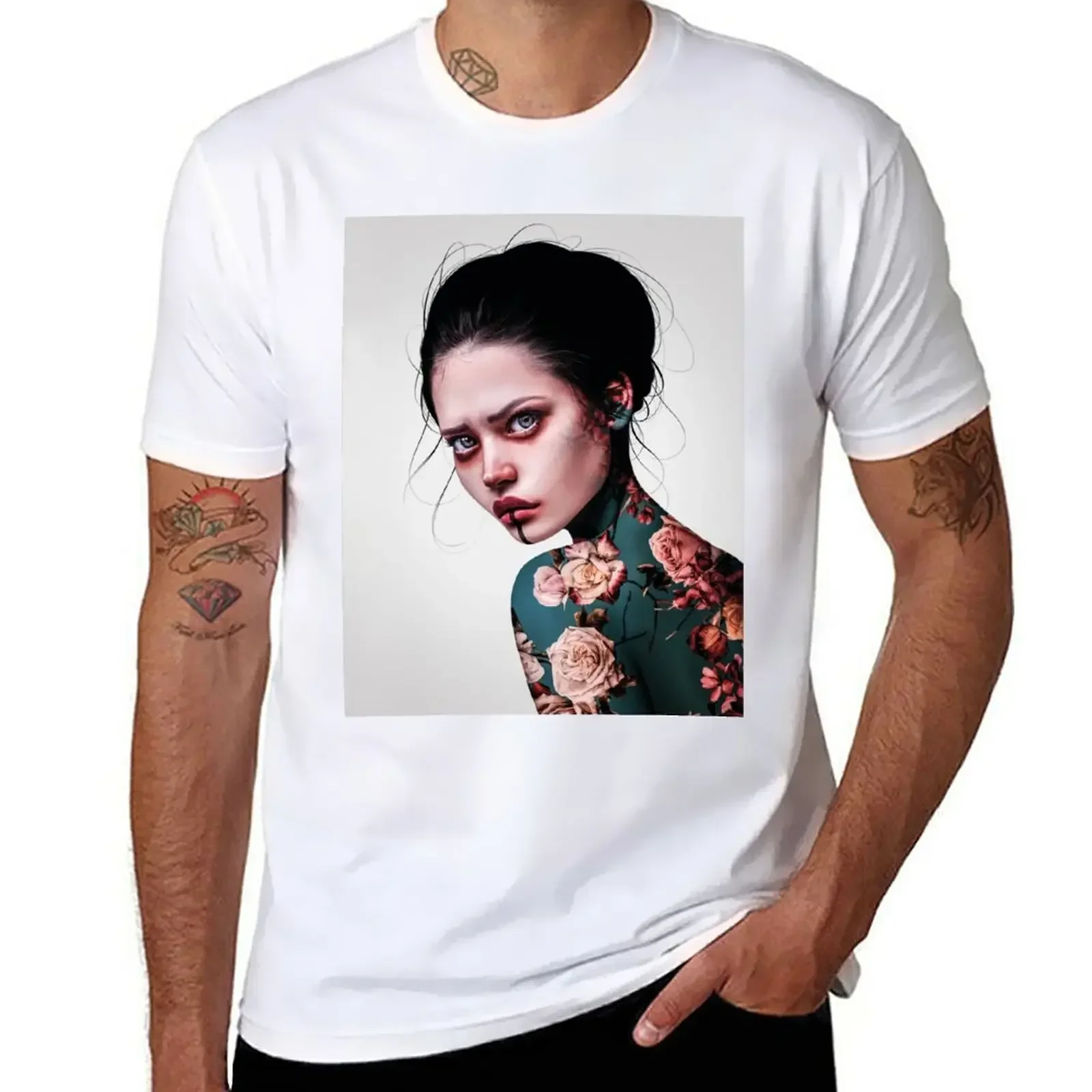 Футболка мужская оверсайз с коротким рукавом принтом