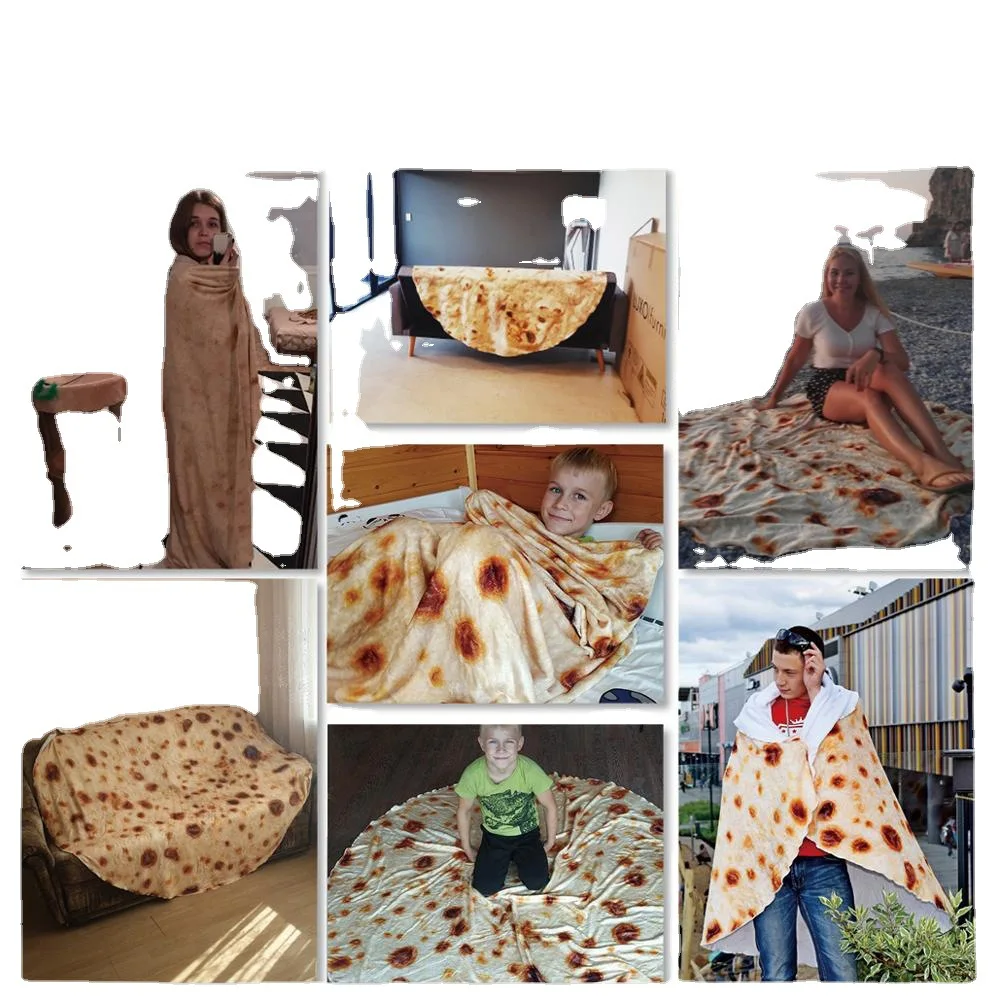 Фланелевое Одеяло Tortilla Пита Флисовое одеяло флисовое смешное клетчатое плюшевое
