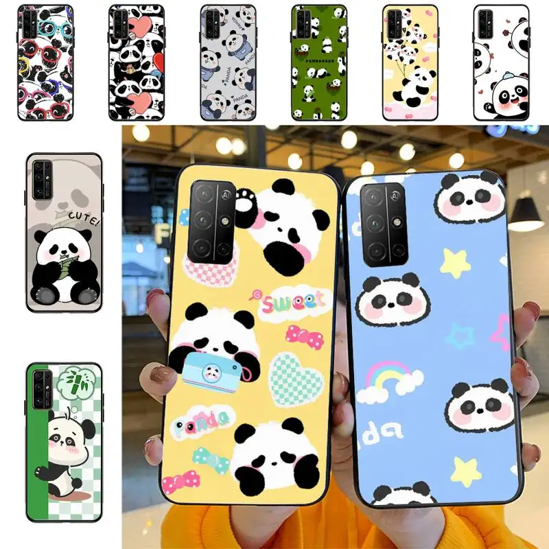 

Cute Panda Animal Phone Case For Huawei Honor 10Lite 10i 20 8x 10 Funda for Honor9lite 9xpro Coque