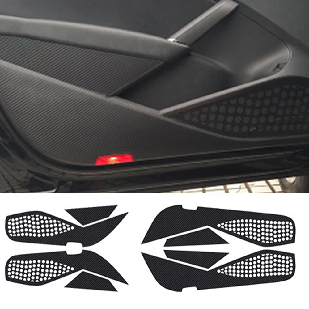 

Car Door Side Children Anti-kick Pad Protective Carbon Fiber Sticker Auto Interior Accessories For Volkswagen Passat 2011-2015