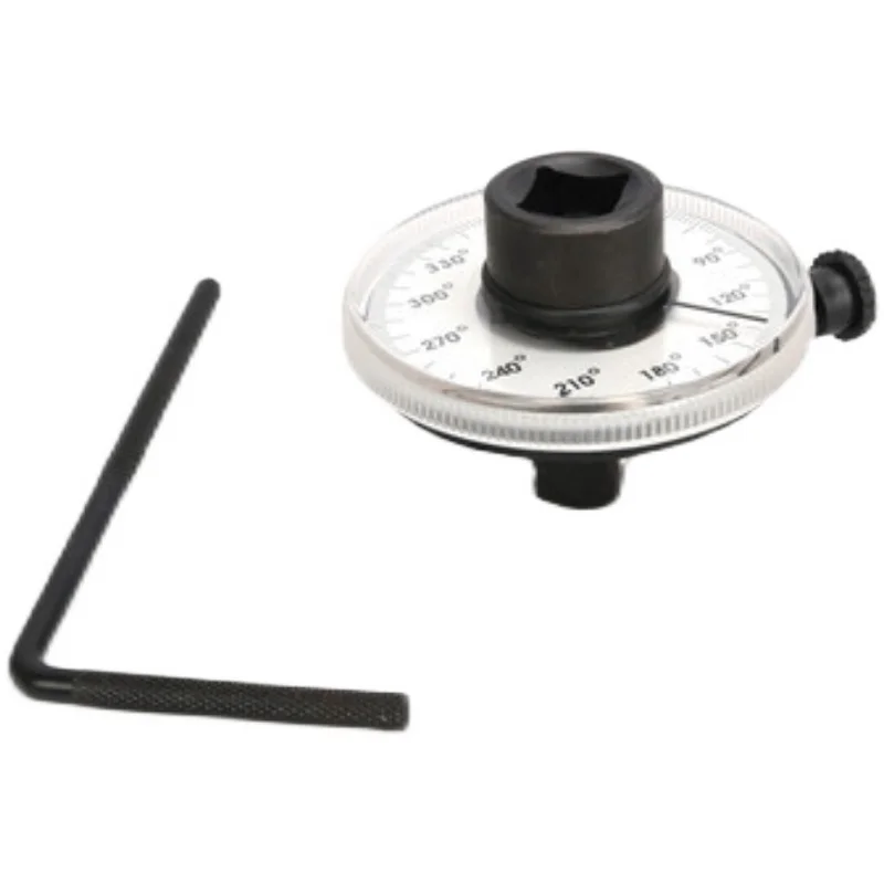 

360° 1/2" Interface Chrome vanadium steel Angle indicator torsion gauge Torque measuring instrument car machine diy tool