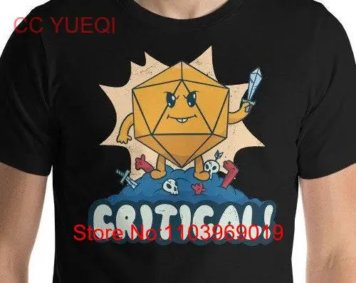 Футболка Critical Funny D20 D Dice с длинными или короткими рукавами
