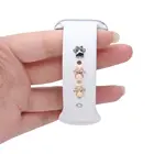 Декоративные подвески для браслета Apple Watch, силиконовый браслет, металлическая лапа, декоративные гвозди для iwatch, спортивные умные часы, ремешок, украшения