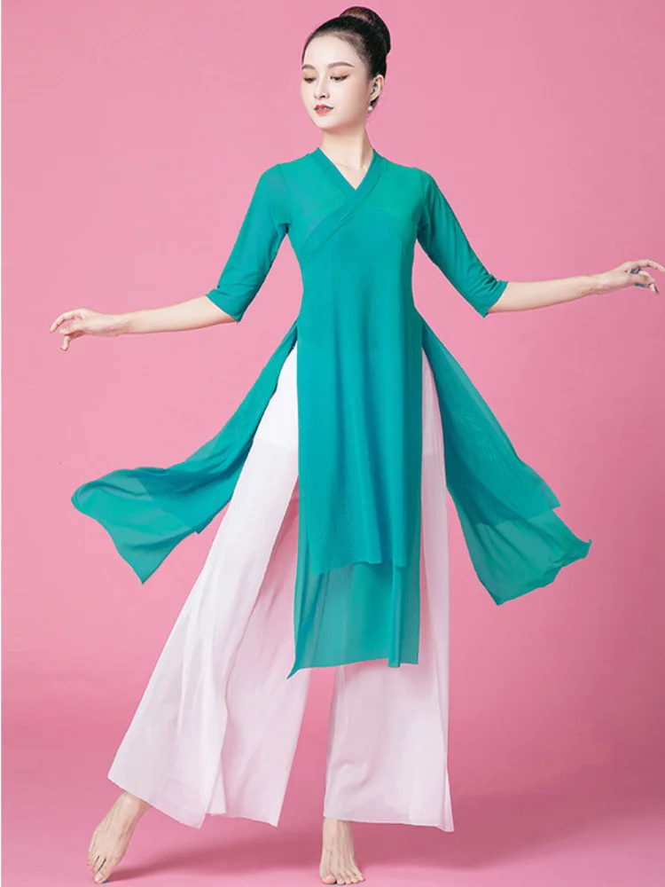 

Samba тренировочная свободная танцевальная одежда для латиноамериканских девушек однотонный костюм женские топы Одежда для девочек элегантный праздничный костюм Топ сетчатый