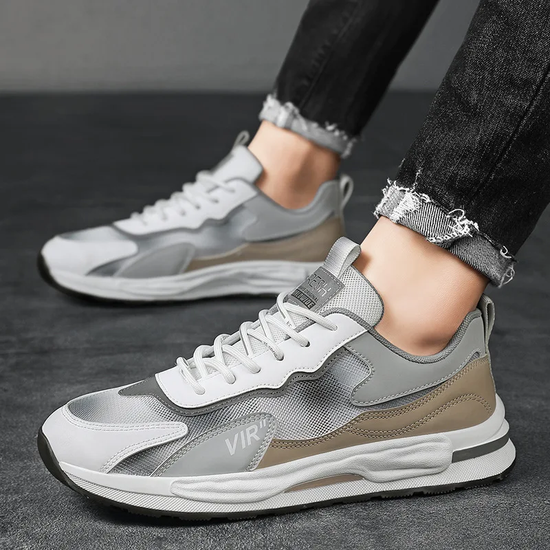 

Светильник кие мужские кроссовки, дышащая сетчатая обувь Forrest Gump, модные спортивные сникерсы для мужчин, обувь для скейтборда