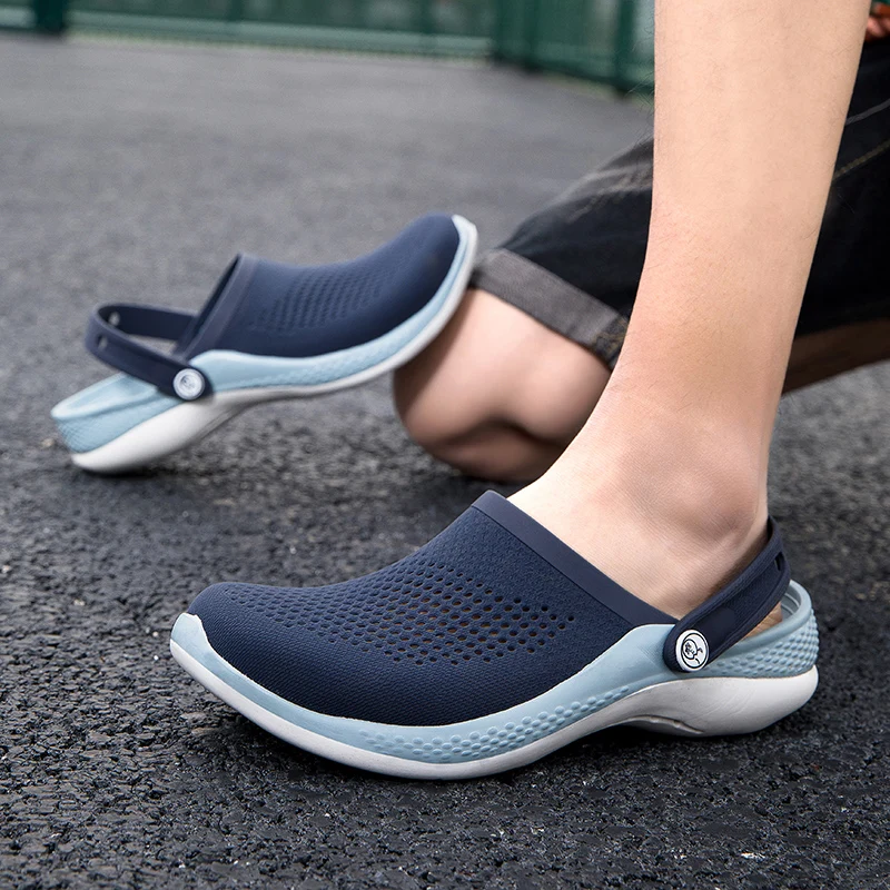 

Men Sandals Clogs Slides Hole Shoes Rubber Clogs For Men EVA Unisex Garden Shoes Clogs Adulto Slippers Zapatos Hombre Unisex