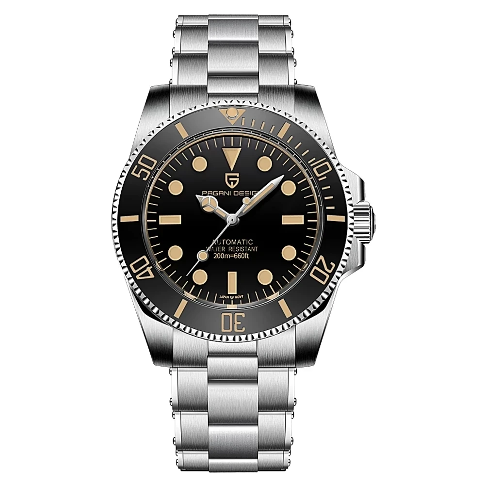 PAGANI Дизайн ультра светящиеся ретро Роскошные мужские часы с сапфировым стеклом