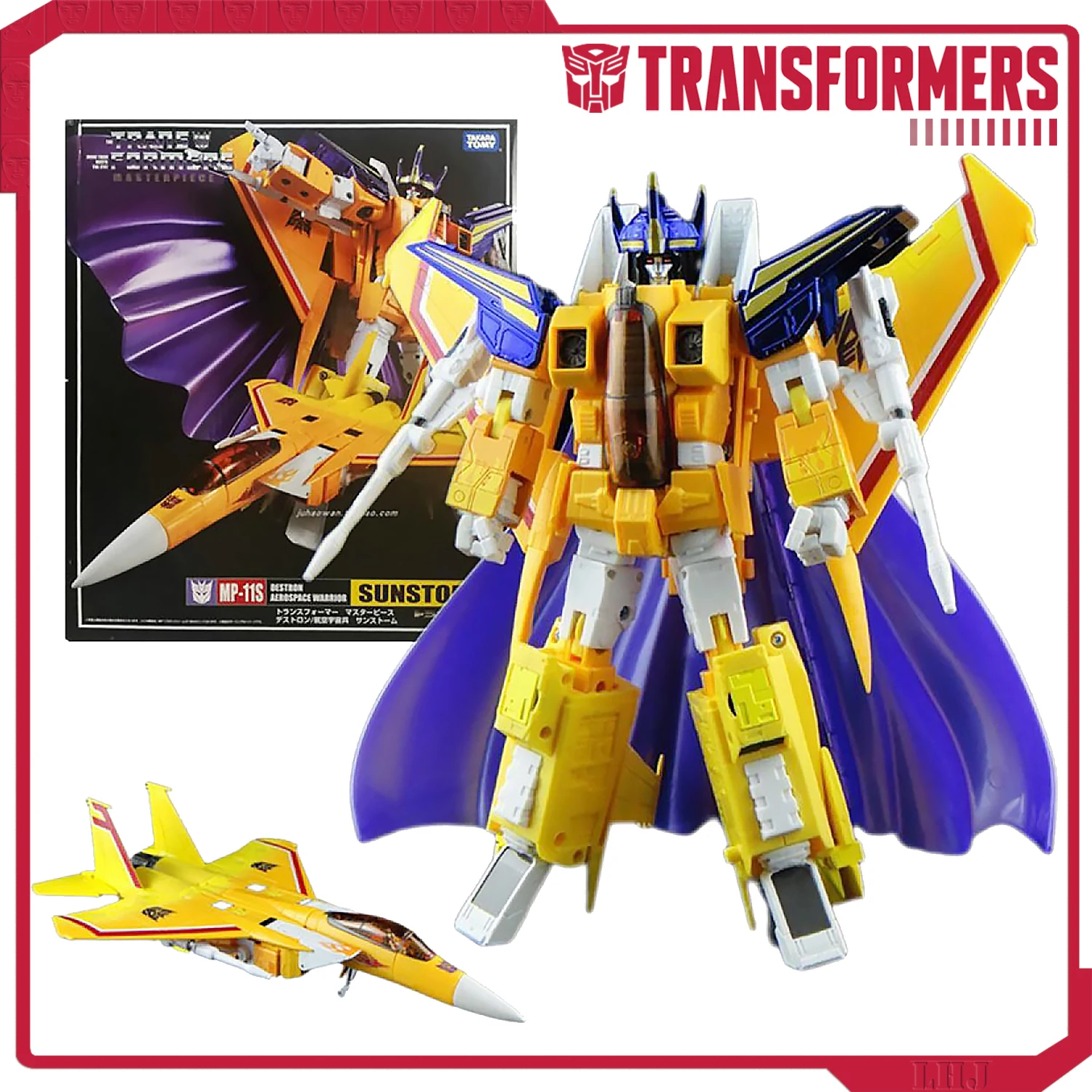 

TAKARA TOMY Transformers MP Series MP11S MP-11S Sunstorm Anime Figure Action Model Premium TKR Original Toys Gift