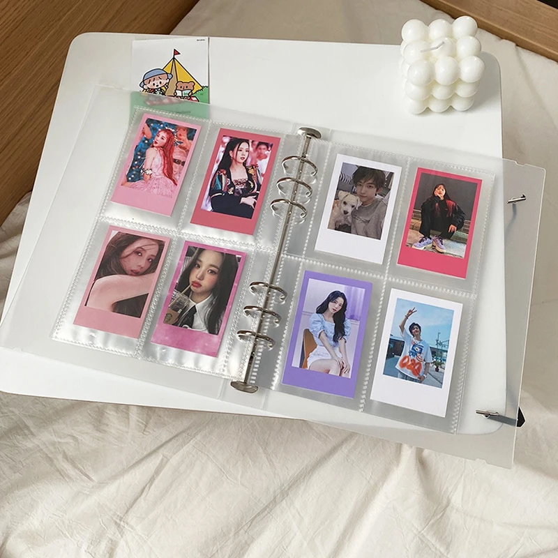 A5 Kpop держатель фотокарт Ins Polaroid Альбом Книга 3 дюйма альбом для фотоаппарата Instax