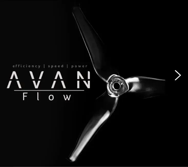 Фото 4 пары прозрачных пропеллеров EMAX AVAN Flow 5X4.3X3 5 дюймов (5*4.3*3) с 3 лопастями для радиоуправляемых машин №2