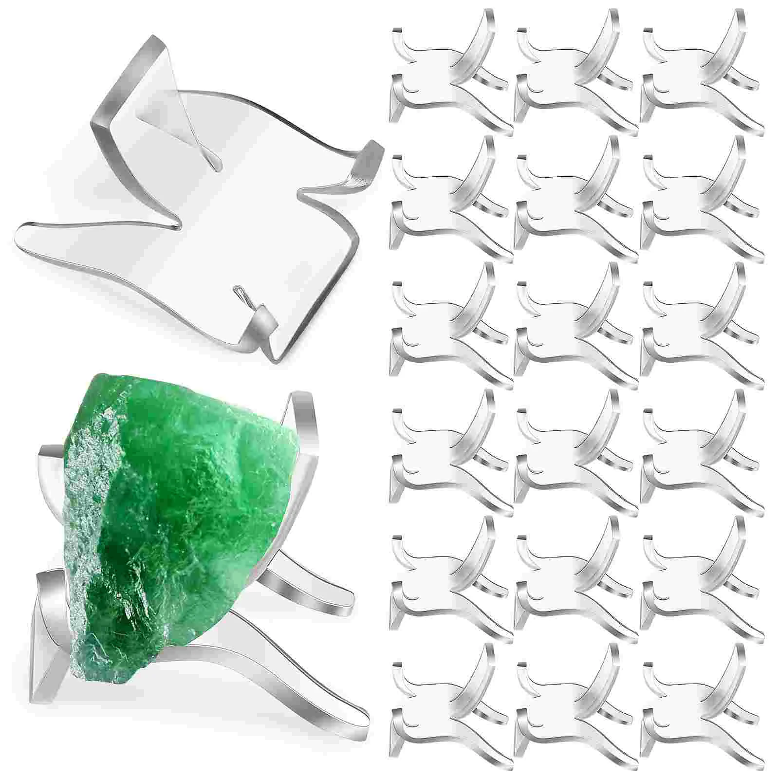 

Display Stand Crystal Stands Holder Sphere Stones Ornament Acrylic Marble Base Egg Orb Mini Pedestals Gazing Mineral Gemstone