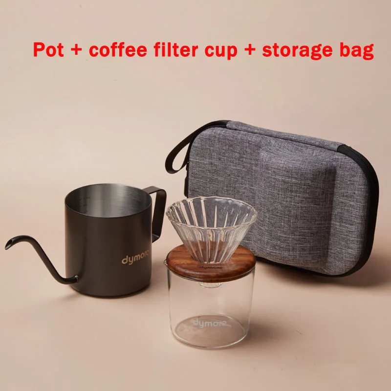 

Storage Glass And Cone Coffee 500ml Pot Pour Coffee Coffee Over Maker Cup Coffee With Dripper Filter Bag Filter Hand-brewed