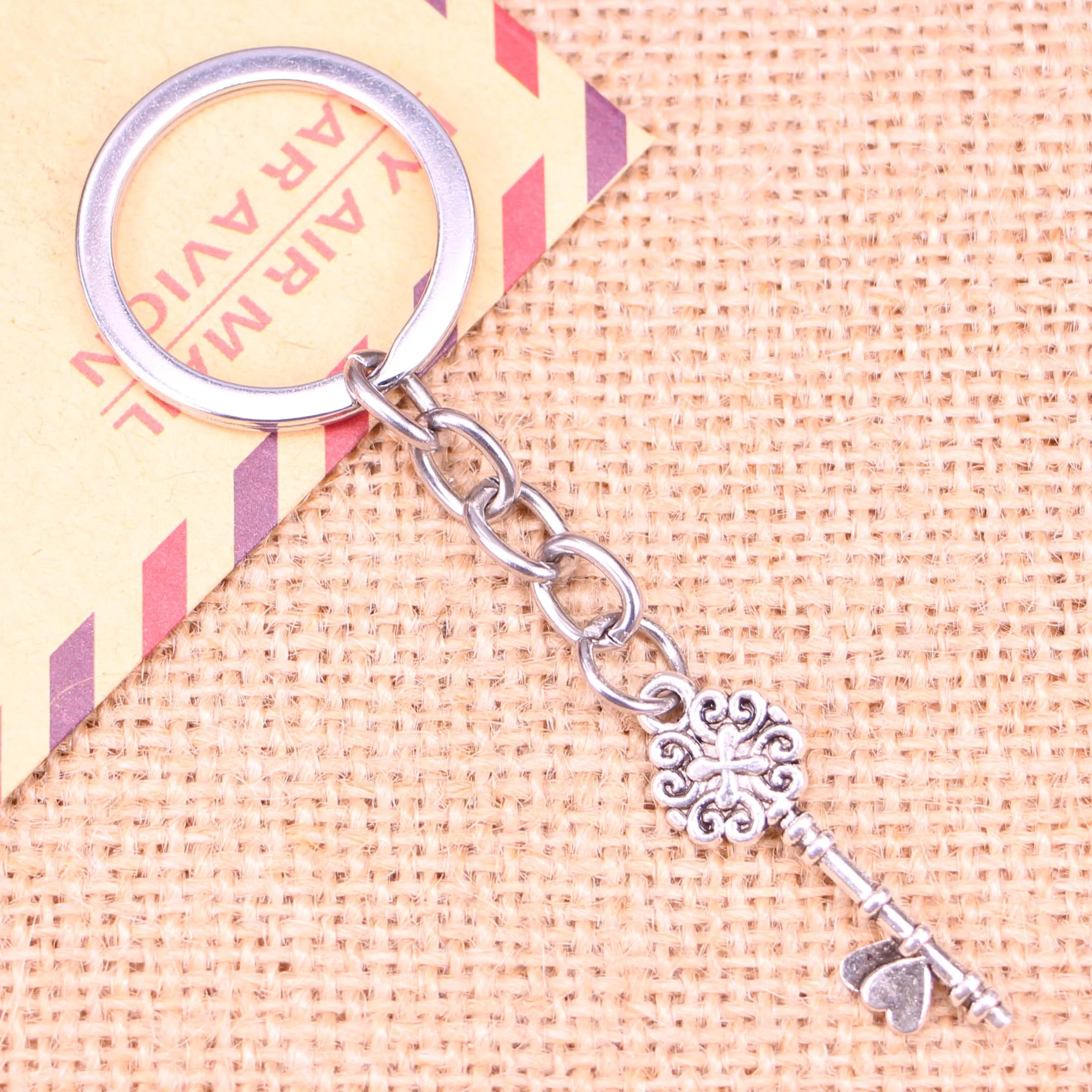 Новый модный брелок 34x10 мм Ретро Подвеска для ключей с сокровищами самодельные мужские ювелирные изделия брелок для автомобильных ключей кольцо-держатель сувенир для подарка