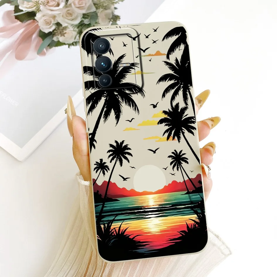Фото Чехол для телефона Vivo V23 V23Pro 5G, роскошный, с росписью, из мягкого силикона, с защитой для камеры, для Vivo V23 Pro S12 Pro VivoV23 5G №5