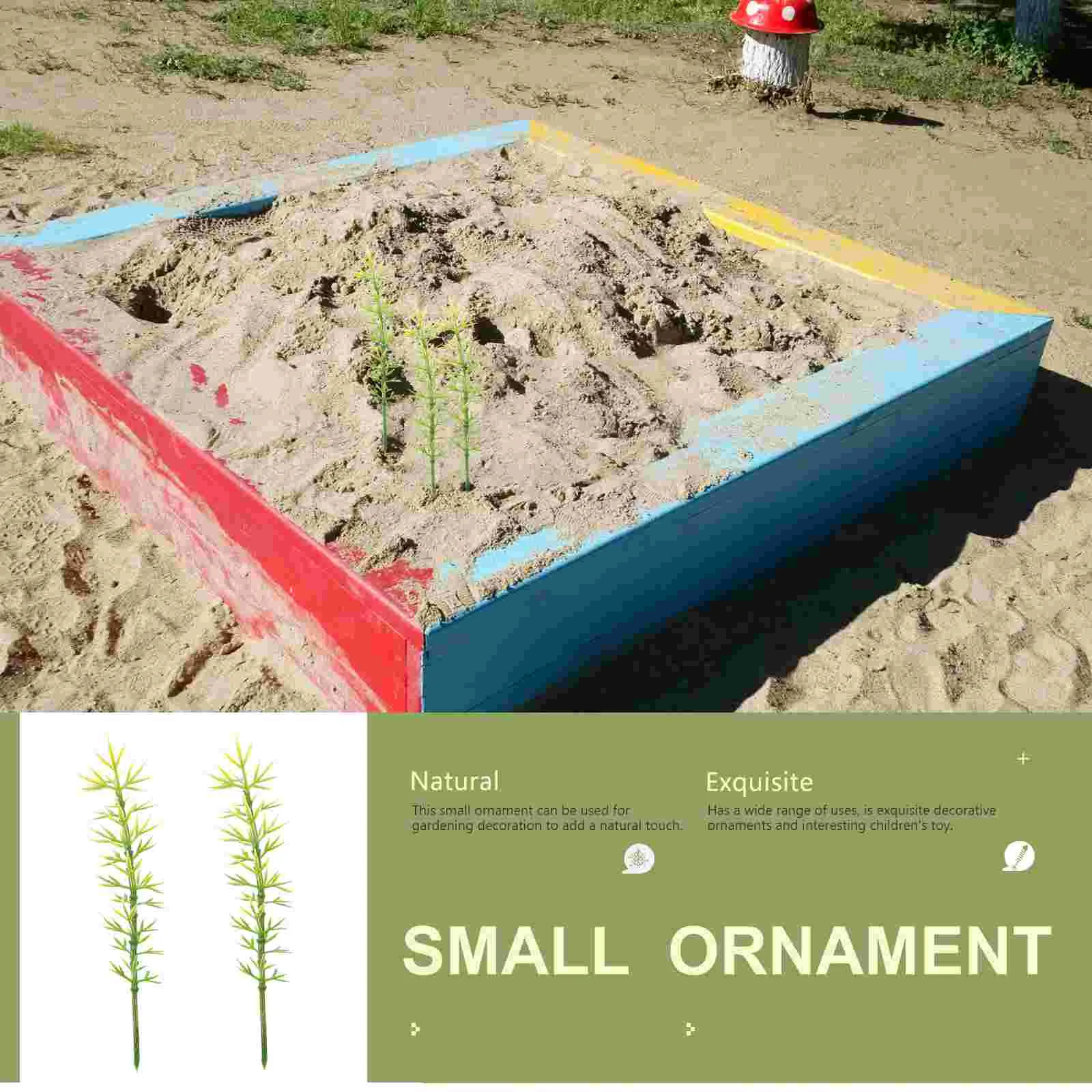 100 шт. пластиковая модель бамбуковых деревьев зеленого цвета 1:200 дерева пейзажная