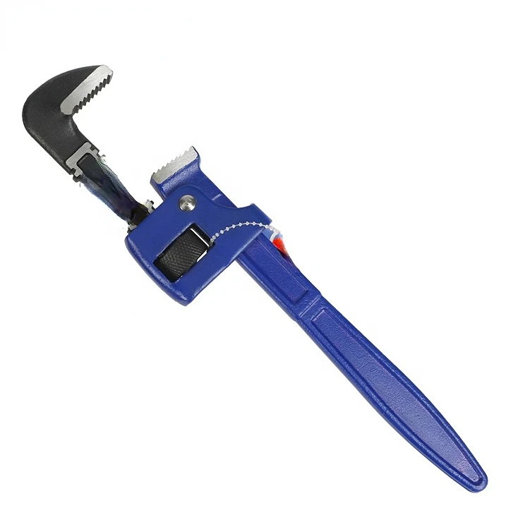 

12"(300Mm) Straight Pipe Wrench Adjustable Heavy Duty Plumbing Wrench with Floating Hook Jaw and I-Beam Handle