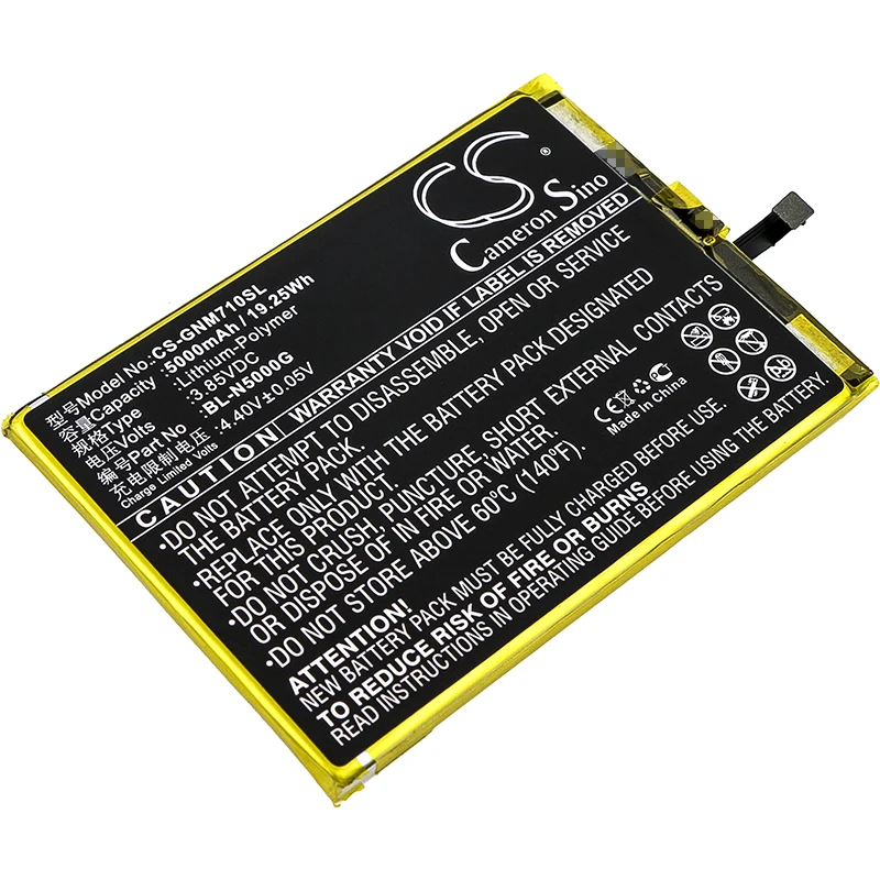 

CS 5000mAh / 19.25Wh battery for GIONEE GN5007, GN5007L, M7 Power BL-N5000G