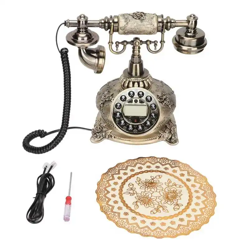 

Classic European Telephone Protection Function Retro Telephone for Home for Hotel for Office