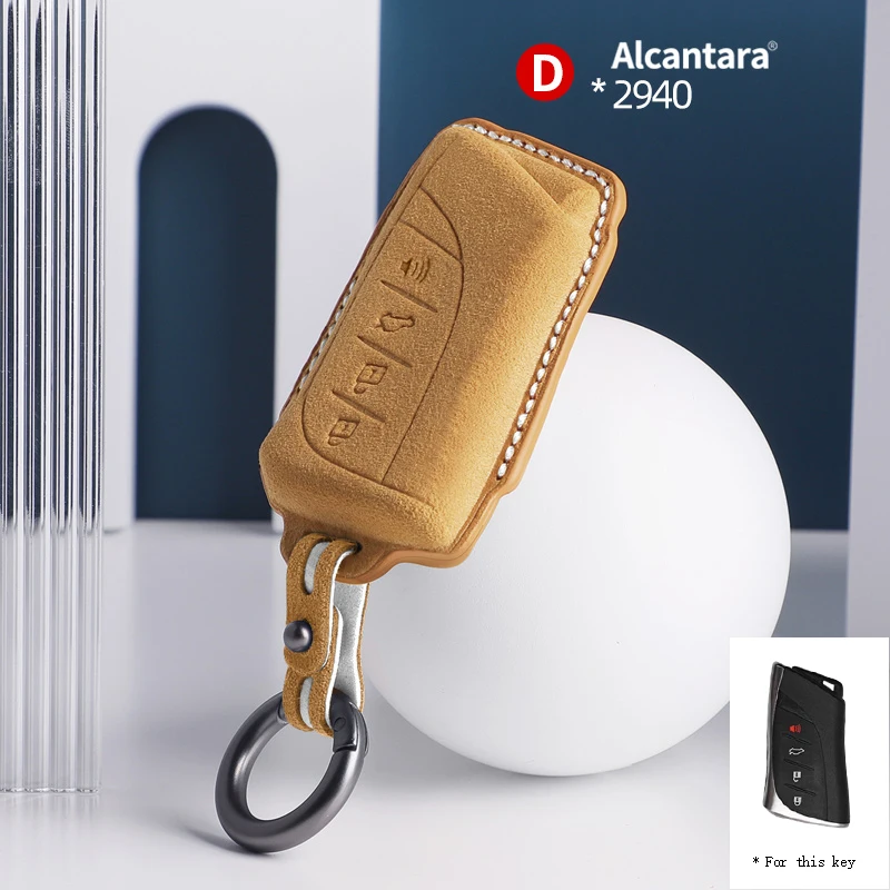 

Чехол для автомобильного ключа из алькантары для Lexus NX ES UX US RC GX IS RX 200 350h LS 450h 260h 300h UX200, защитные аксессуары для брелоков