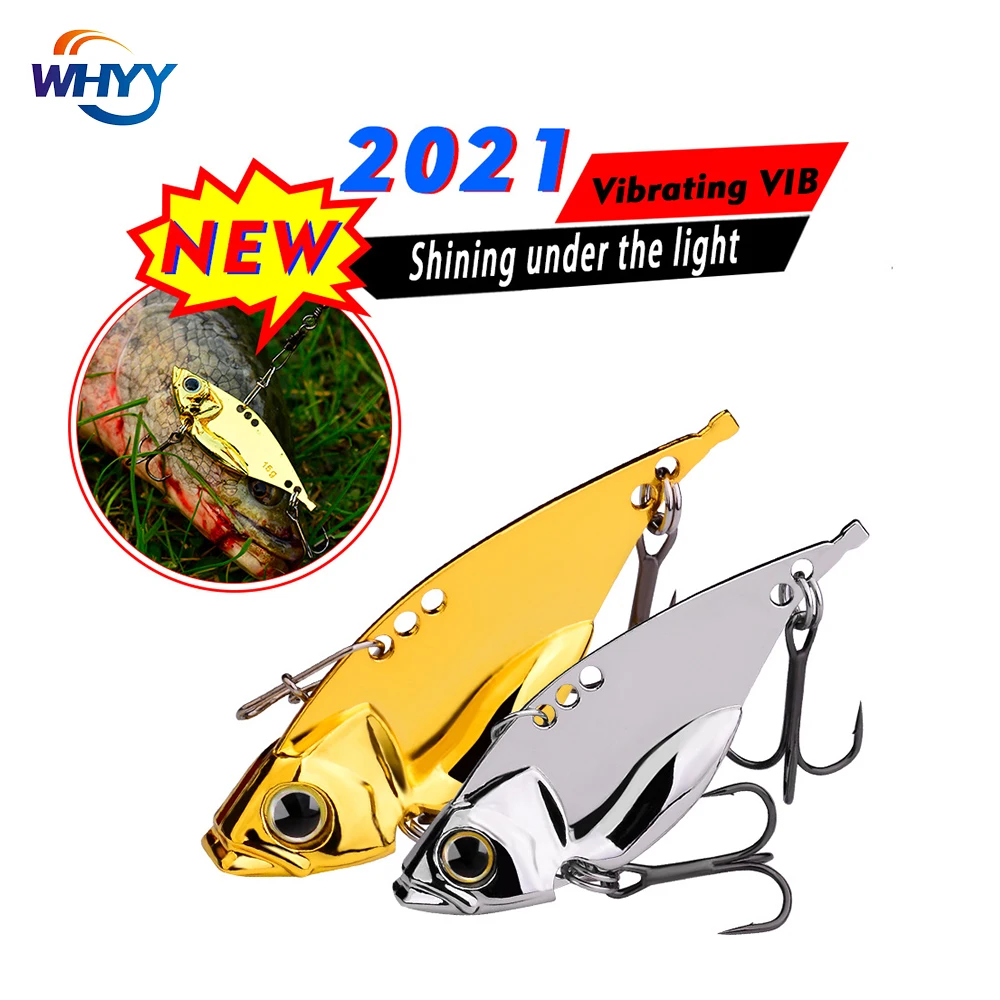 

WHYY New Metal VIB vibration Bait Spinner Spoon Sinking Fishing Lures 5g -20g Jigs Trout Winter Fishing Hard Baits Tackle Pesca