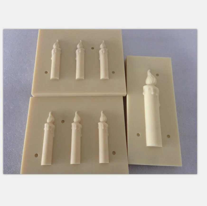 

Precision cnc centre machining plastic candle mold tooling service