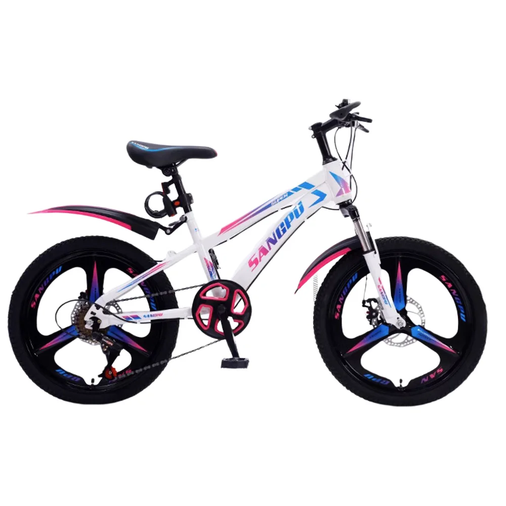 

18/20/22/24 Inch Bicycle Children's Bike Coarse Anti Slip Tires Sensitive Shock Absorption Safe Braking Lightweight