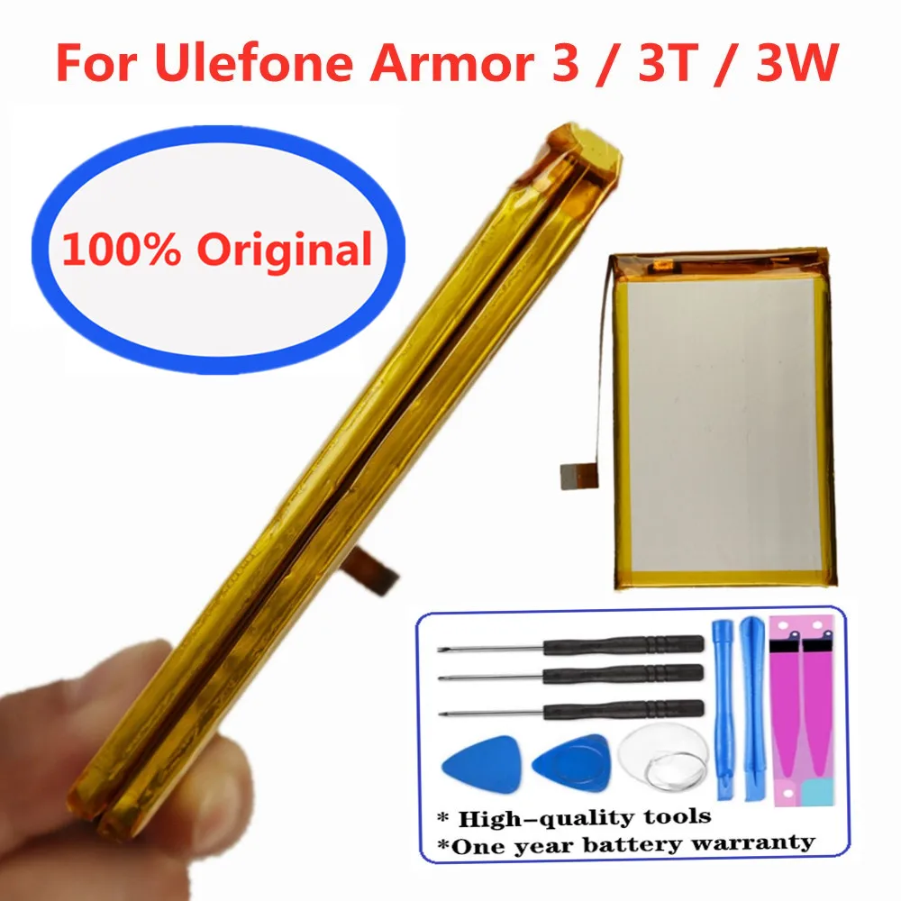 

New 10300mAh 100% Original Battery For Ulefone Armor 3 3T 3W Armor3 Armor3T Phone Bateria High Quality Replacement Batteries