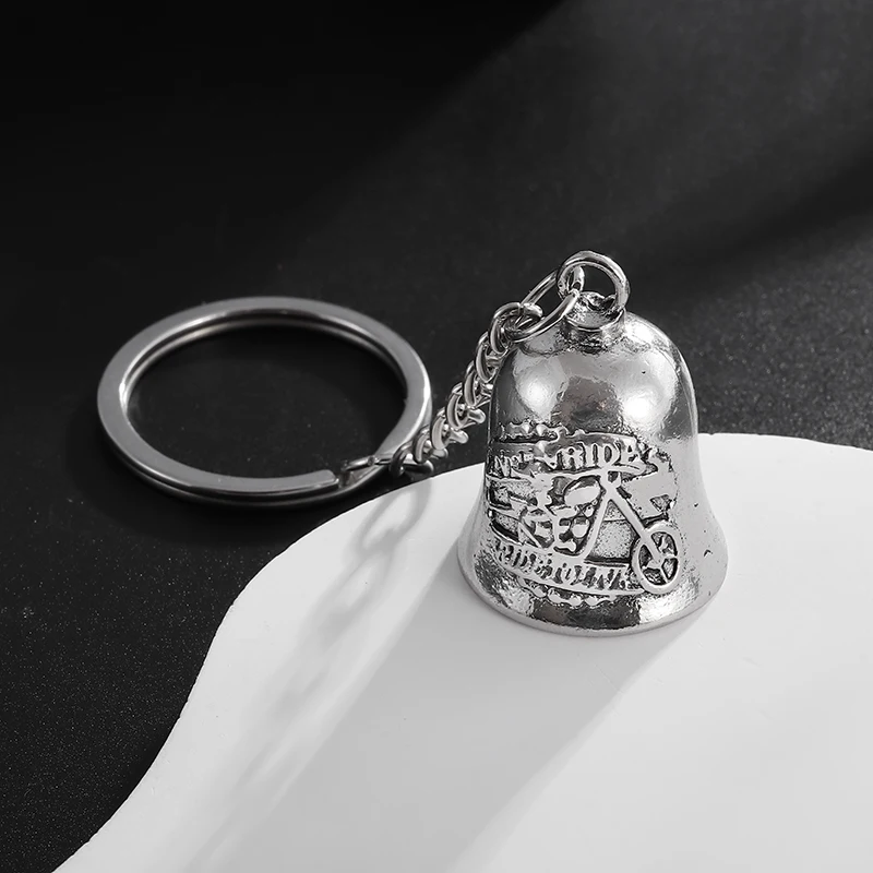 Брелок в стиле ретро панк с эффектом пламени для мужчин персонализированный